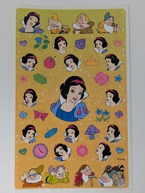 Sandylion Sticker Sheet Disney Snow White and the Seven Dwarfs